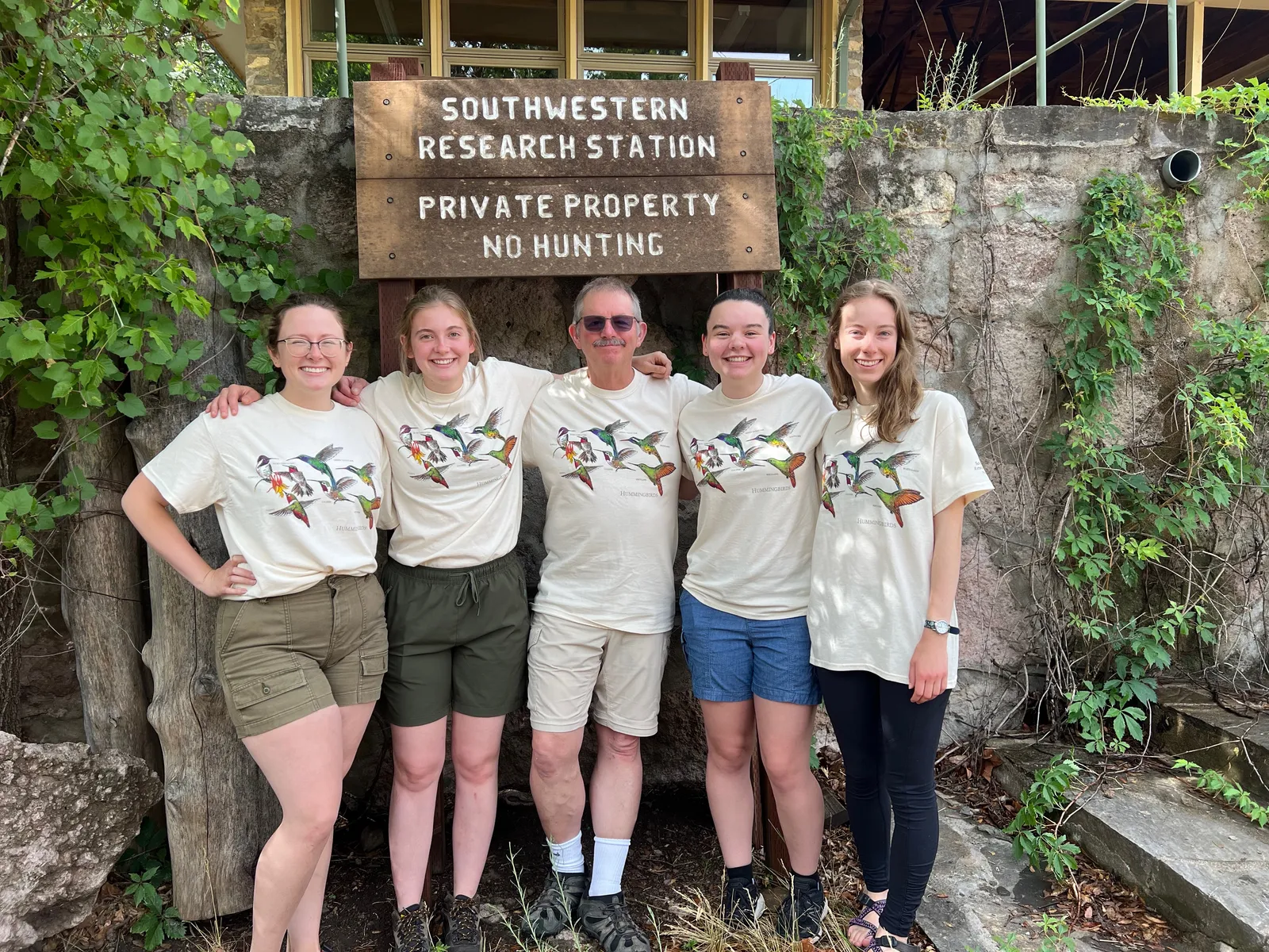 Field crew at the Southwestern Research Station, Arizona